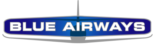 Blue Airways banner